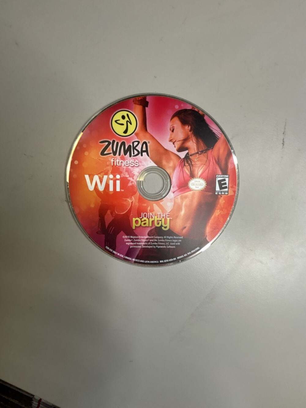 Zumba Fitness Join the Party Nintendo Wii Video Game (Disc Only)